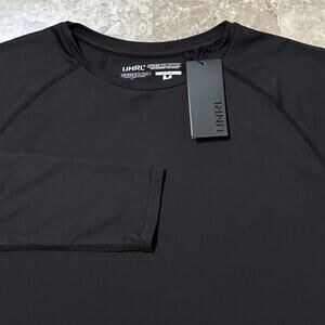 UNRL Barstool Shirt Mens Medium Black Stride Collection Long Sleeve UPF Golf NEW